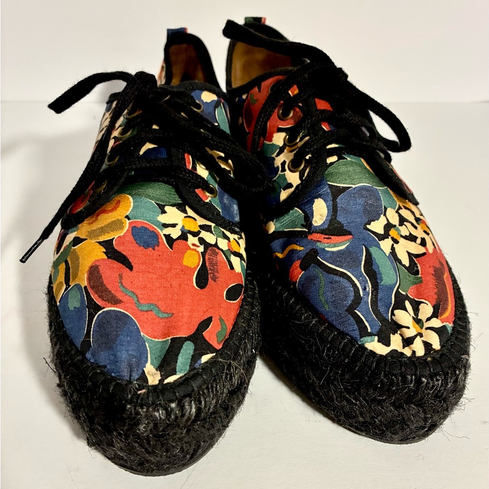 Gaimo Floral Espadrille Sneakers - Picture 4 of 9
